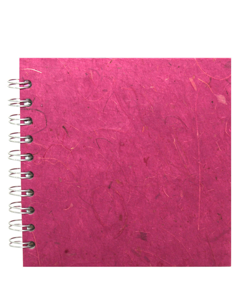 Pink Pig 6x6 Posh Banana Pig White Paper Sketchbook - Berry