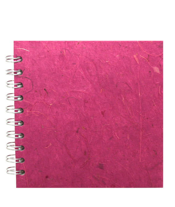 Pink Pig 6x6 Posh Banana Pig White Paper Sketchbook - Berry