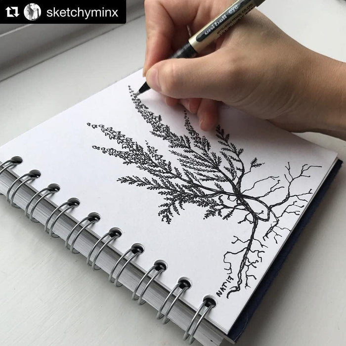 Pink Pig 6x6 Posh Banana Pig White Paper Sketchbook - Berry