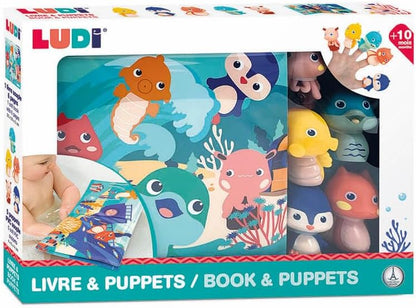 Ludi - Bath book and Finger figures - (LU40018