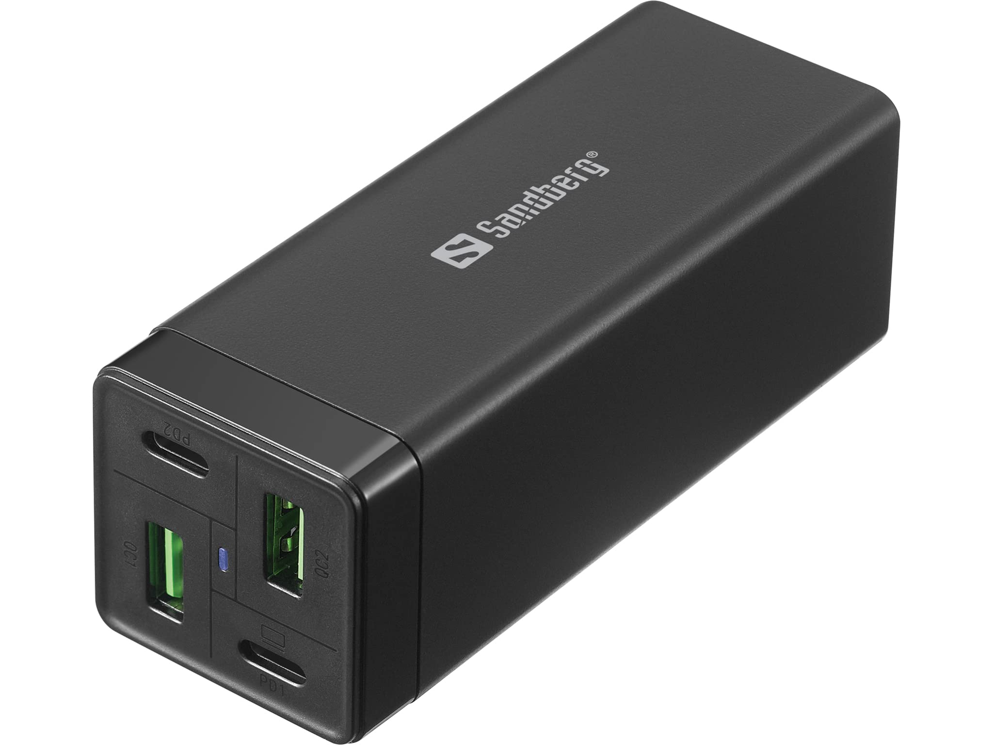 Sparepart: Sandberg 4in1 Charger 2xUSB-C 2xUSB 65W 4in1 Charger 2xUSB-C 2xUSB, 441-45 (4in1 Charger 2xUSB-C 2xUSB 65W, Notebook, Indoor, 100-240 V, 50/60 Hz, 65 W, AC-to-DC)