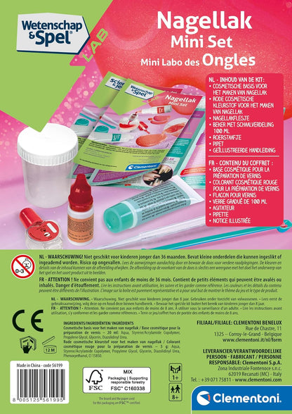Clementoni Wetenschap Mini Laboratorium Nagels