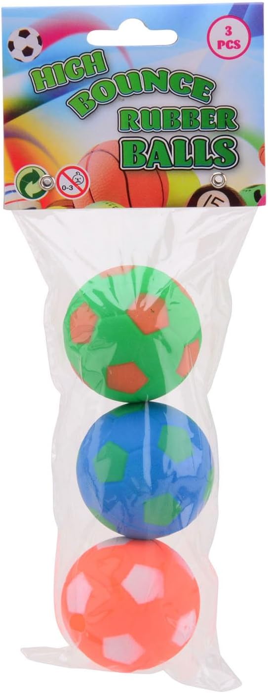 stuiterballen High Bounce 3-delig 4,5 cm