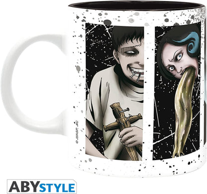 ABYstyle Junji Ito Tasse Collection - weiß/schwarz, bedruckt, 100 % Keramik, Fassungsvermögen ca. 320 ml., Z107445