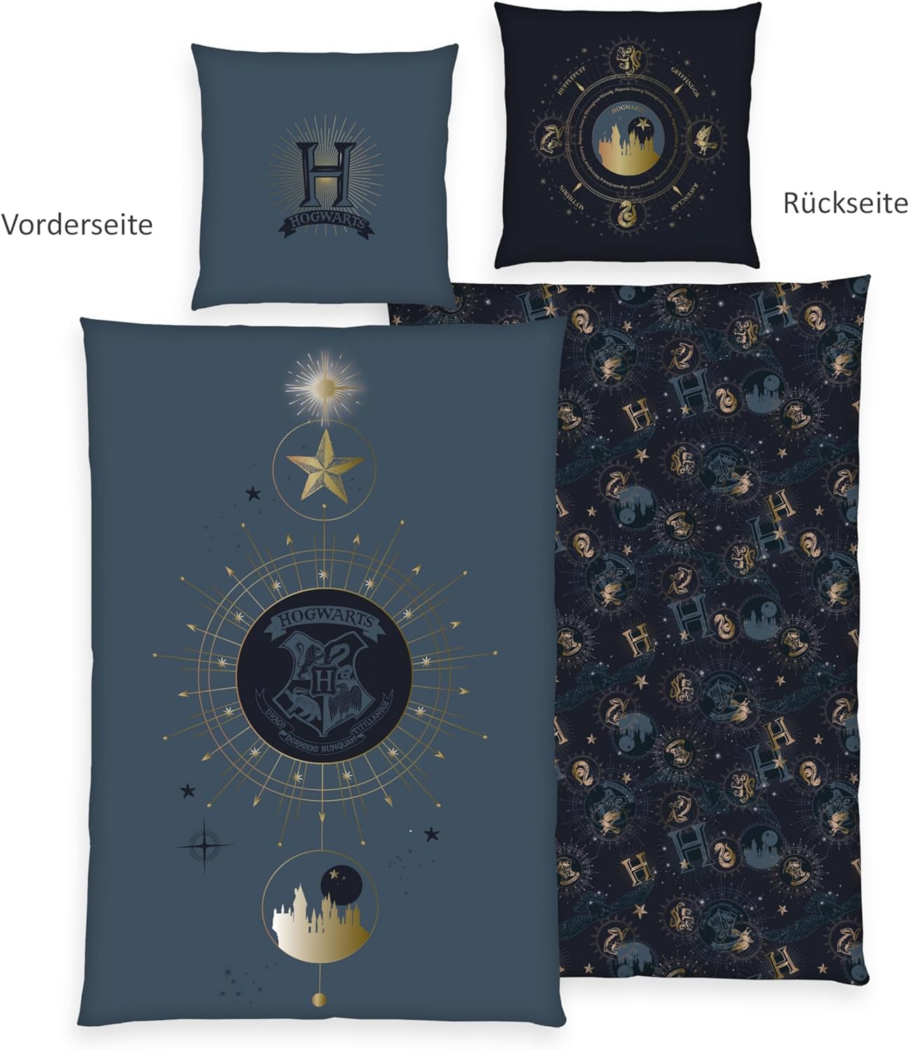 Harry Potter parure de lit Poudlard 135 x 200 cm / 80 x 80 cm
