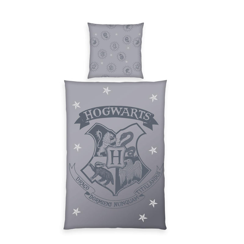 Herding Harry Potter Bed Linen, Pillowcase Approx. 80 x 80 cm, Duvet Cover Approx. 135 x 200 cm, with Smooth Zip, 100% Cotton/Renforcé