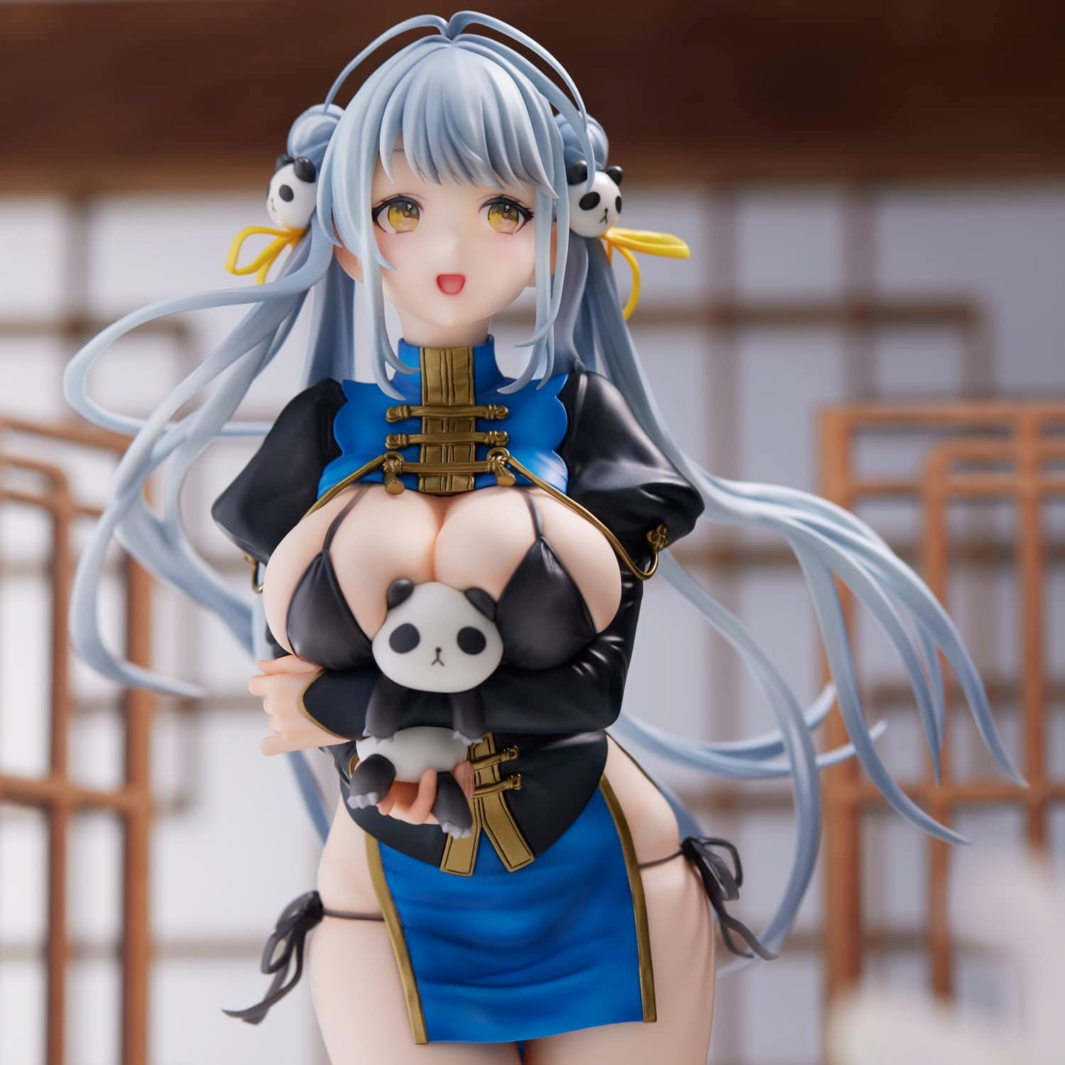 Union Creative - Sencha Illustration Panda-Chan China Dress Non-Scale PVC Figure (Net) (Mr