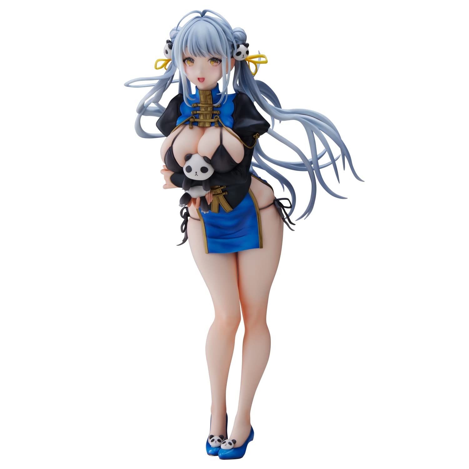 Union Creative - Sencha Illustration Panda-Chan China Dress Non-Scale PVC Figure (Net) (Mr