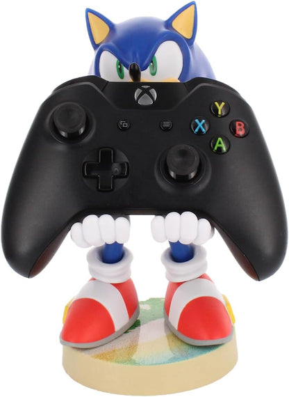 Cable Guys - Modern Sonic the Hedgehog Gaming Accessories Holder & Phone Holder for Controller (Xbox, Play Station, Nintendo Switch) & Phone (Iphone, Samsung Galaxy, Google Pixel