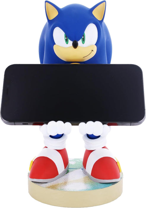 Cable Guys - Modern Sonic the Hedgehog Gaming Accessories Holder & Phone Holder for Controller (Xbox, Play Station, Nintendo Switch) & Phone (Iphone, Samsung Galaxy, Google Pixel
