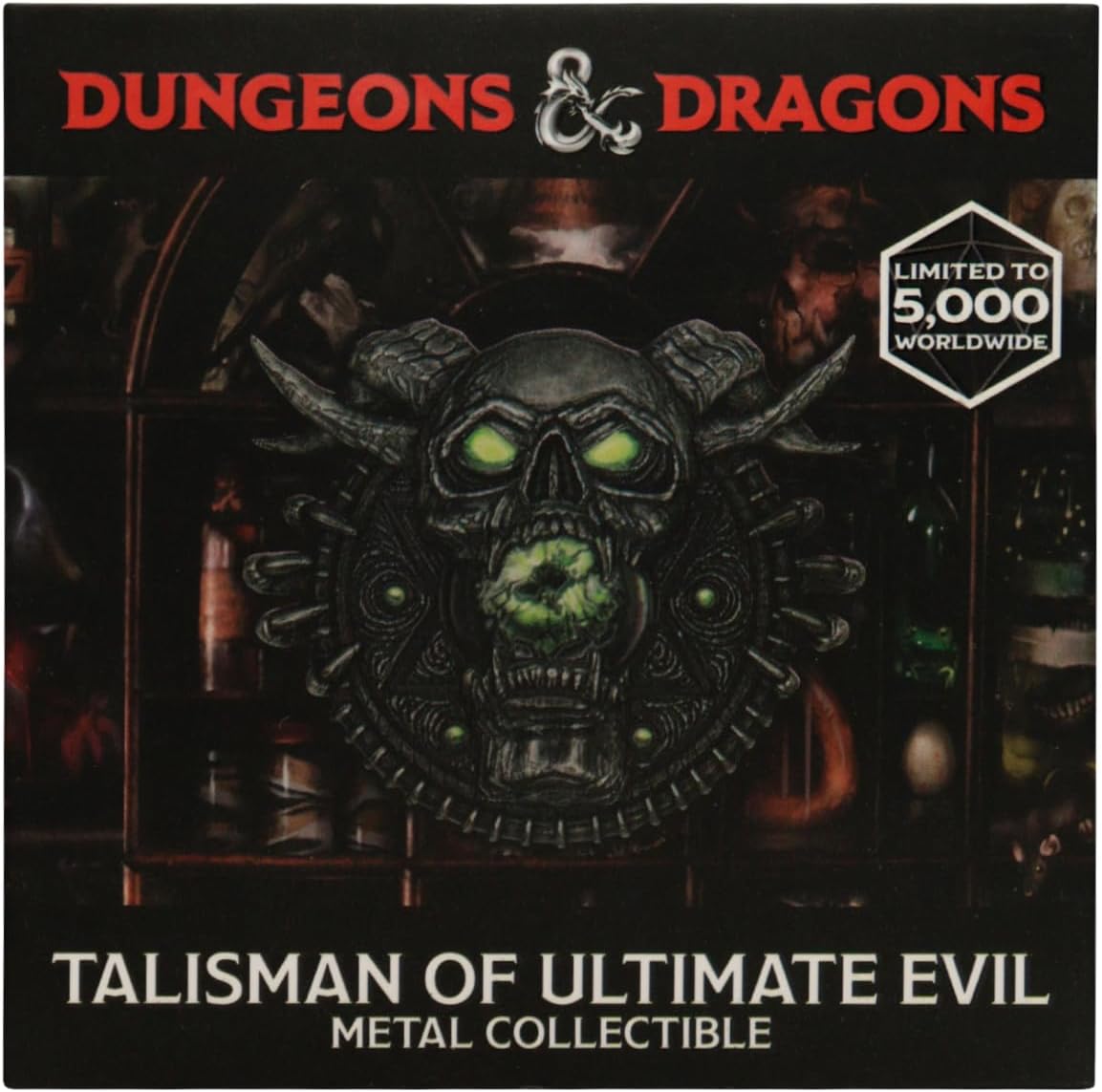 Dungeons & Dragons Limited Edition Talisman of Ultimate Evil Medallion and Art Card