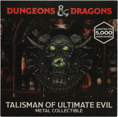 Dungeons & Dragons Limited Edition Talisman of Ultimate Evil Medallion and Art Card