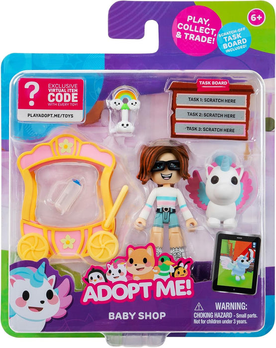 Adopt Me! Baby Shop - Friends Pack - Top Online Game – Fun, Collectible Toys for Kids Featuring Your Favourite Adopt Me Pets, Ages 6+