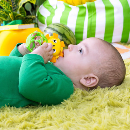 Bright Starts Oball Soother Pals Easy-Grasp Teether Toys, Unisex, Newborn and Up