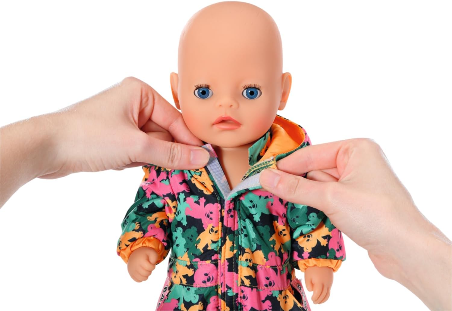 BABY born Little Outdoor Onesie 836323 - Onesie with Matching Wellies for 36cm Doll - Easy for Kids to Dress Independently - Suitable for Children from 1 Years Old