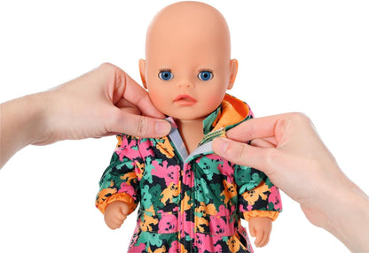 BABY born Little Outdoor Onesie 836323 - Onesie with Matching Wellies for 36cm Doll - Easy for Kids to Dress Independently - Suitable for Children from 1 Years Old