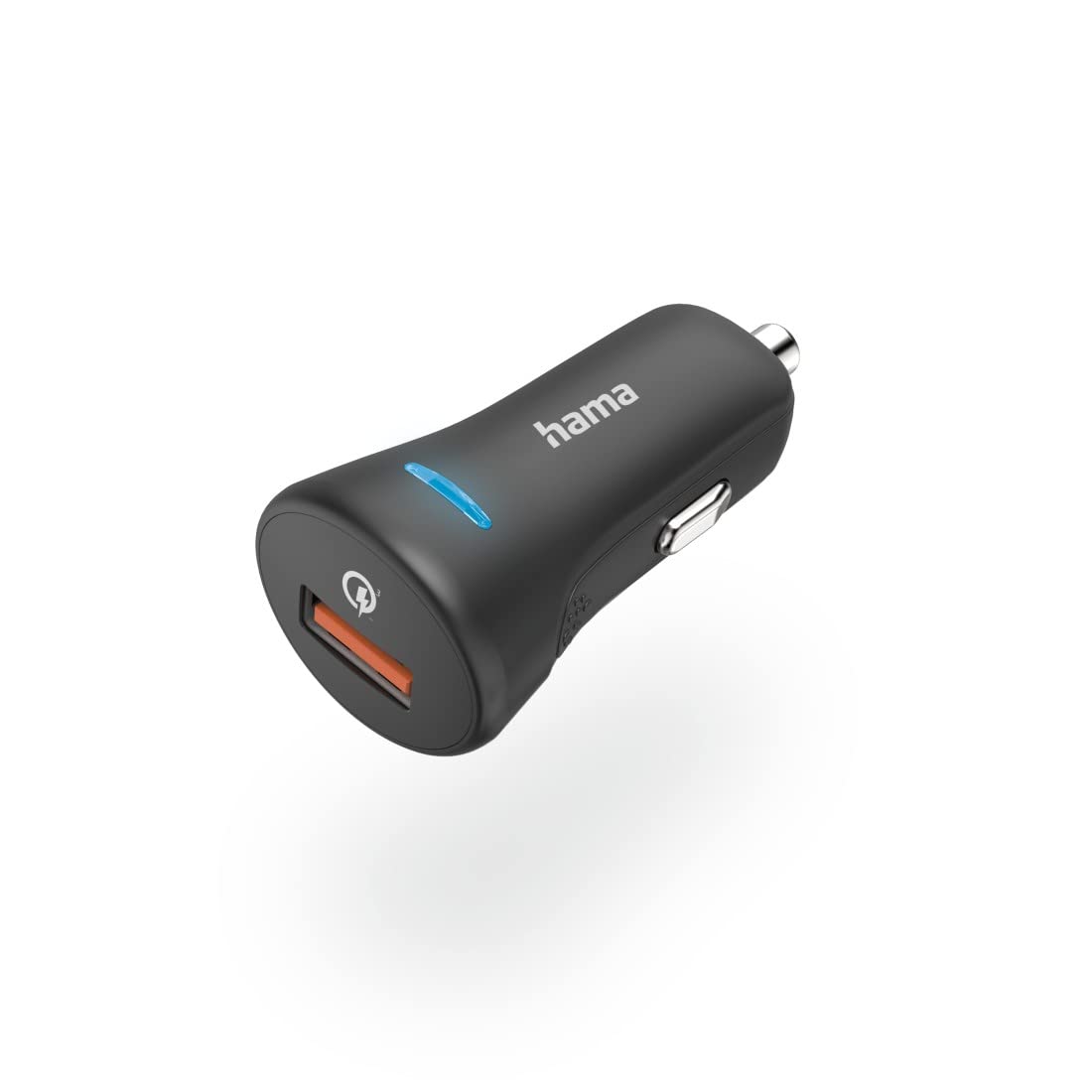 Hama Quick USB Car Charger (Qualcomm® Quick Charge™ 3.0, 19.5W, for Samsung Galaxy S21 S22, Xiaomi, Sony, iPhone XR/XS Max/ 8 Plus, Huawei, LG, Wiko) Black