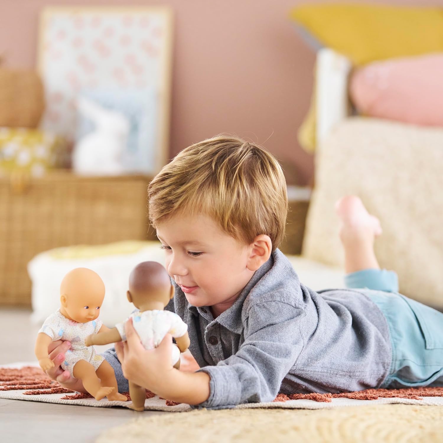 Corolle Premier 9000120270 Mini Doll, Rabbit, Blue Eyes, 20 cm, 18 Months and Up
