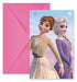 Procos 94057 – Invitations Frozen 2 Wind Spirit, FSC® Mix, 6 Pieces with Envelope, Birthday, Theme Party