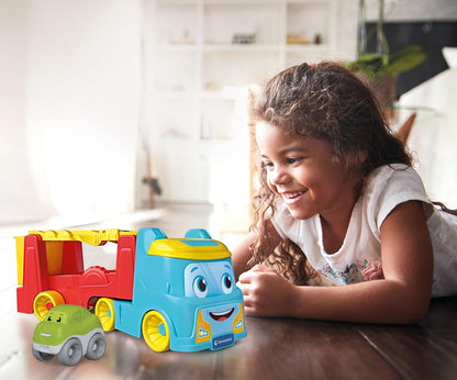 Clementoni Baby Infant Toys - Tumbling Cars Truck - Early Development & Activity Toys, Sensory Learning Toys, Gift Toddler 12 Months, Kids 1 Year, Made In Italy, 17892