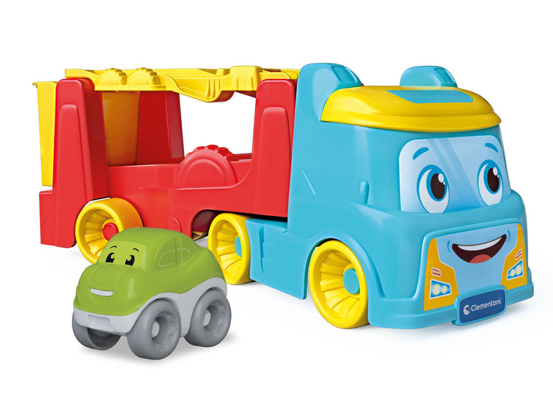 Clementoni Baby Infant Toys - Tumbling Cars Truck - Early Development & Activity Toys, Sensory Learning Toys, Gift Toddler 12 Months, Kids 1 Year, Made In Italy, 17892