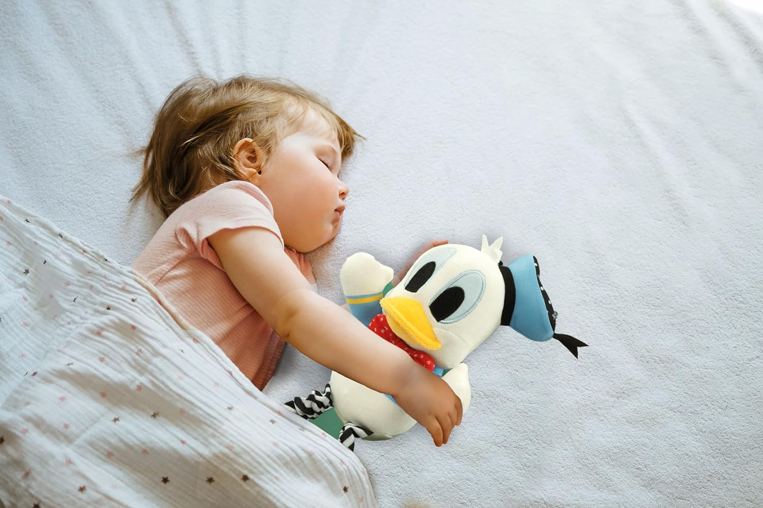 Clementoni Classic Baby Infant Donald Duck First Plush Disney, Pushchair Stroller & Pram, Early Development & Activity, Sensory Learning Toys, Gift Toddler 6 Months, 17921, Multicolour