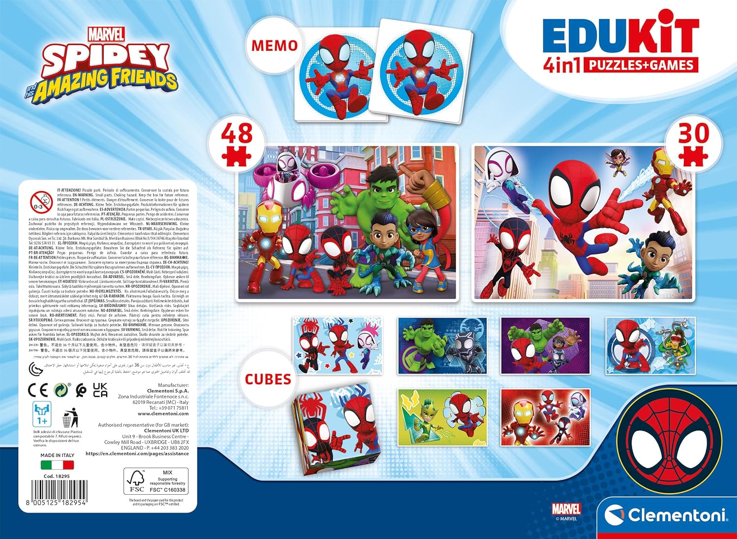 Clementoni Edukit 4in1 Spidey