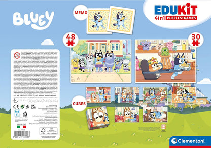 Clementoni - Clementoni Edukit 4in1 Bluey