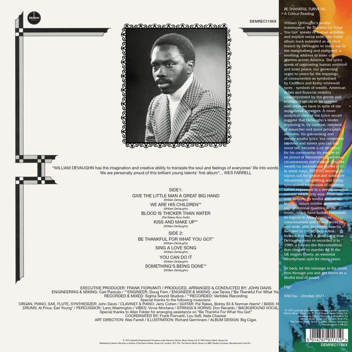 Be Thankful for What You Got