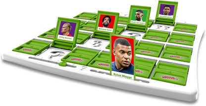 Winning Moves World Football Stars Guess Who? Board Game Green, Play with Messi, Ronaldo, Harry Kane, Salah, easy to set up, gift for ages 6 plus