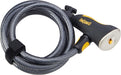 On-Guard Doberman-8027 Keyed Coil Lock - Black, 18.5 x 1.5 cm