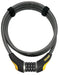 On-Guard Akita-8041 Combo Cable Lock - Black, 18.5 x 1.2 cm
