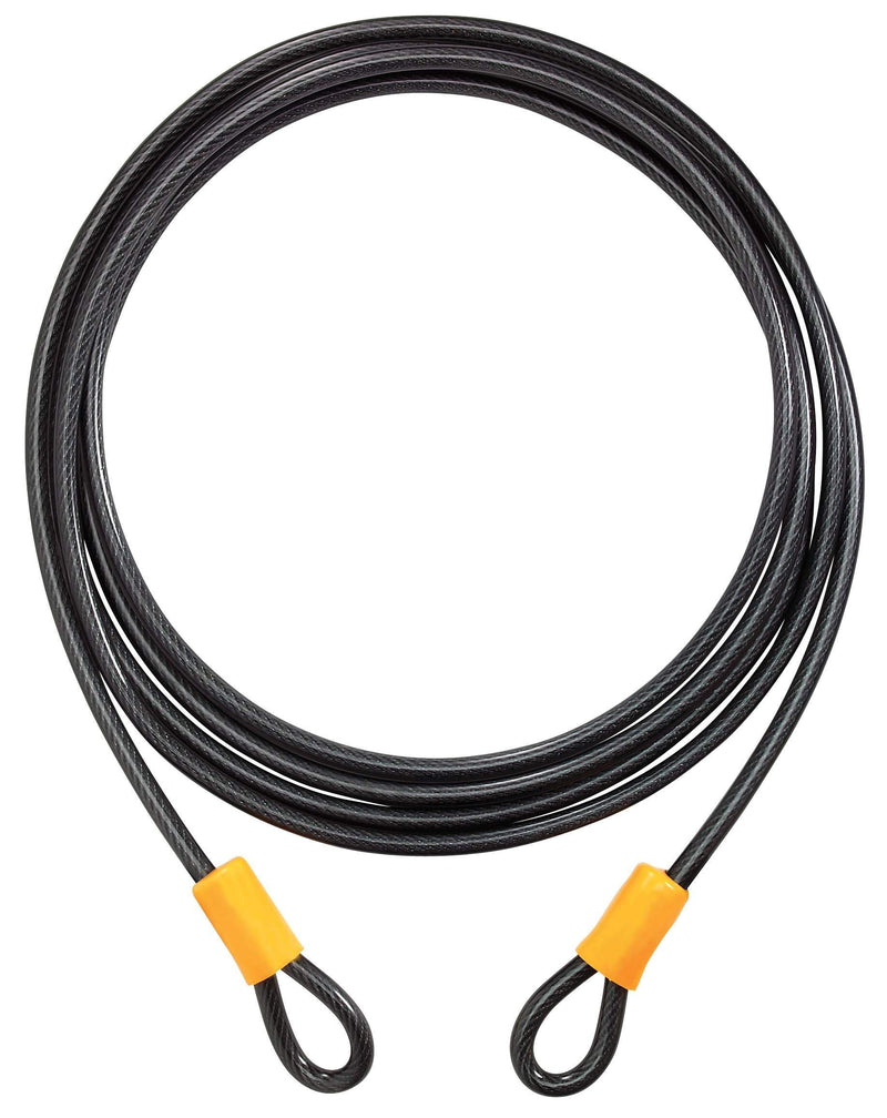 OnGuard Akita Cable Bike Lock, High Security & Reliable, Bicycle Lock With Rubber Coated Crossbar, Locks Shackle On Both Sides, Heavy Duty Steel Cycle Lock, Essential Bike Accessories