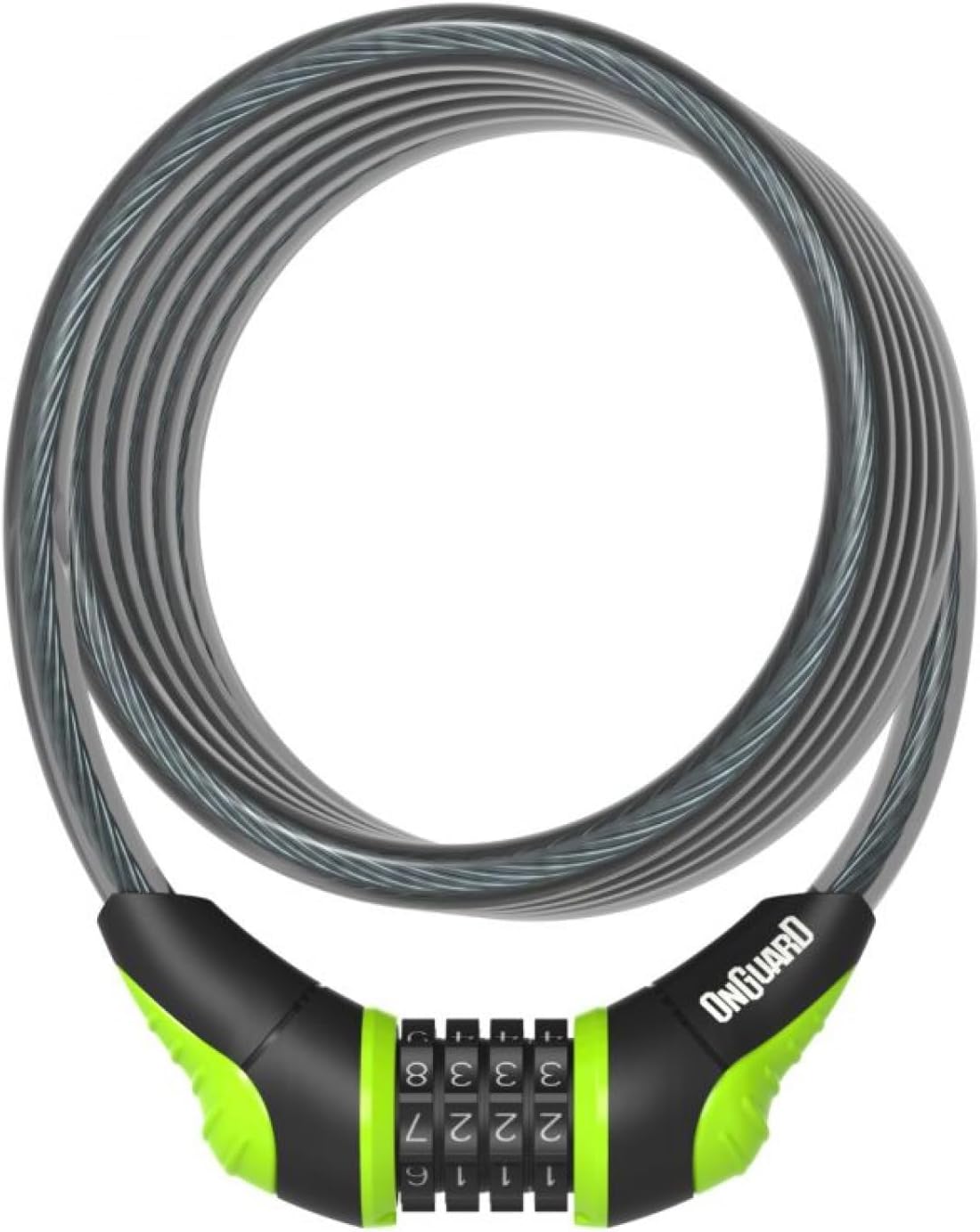ONGUARD New Neon Combo Cable Lock 180 x 12mm 4 Colours