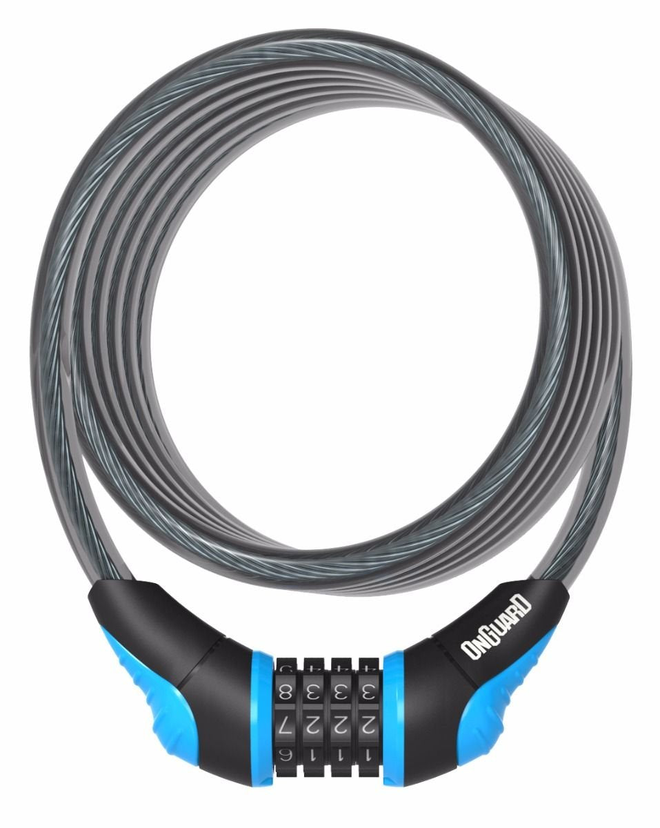 ONGUARD New Neon Combo Cable Lock 180 x 10mm 4 Colours