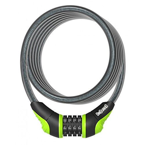 ONGUARD New Neon Combo Cable Lock 180 x 10mm 4 Colours