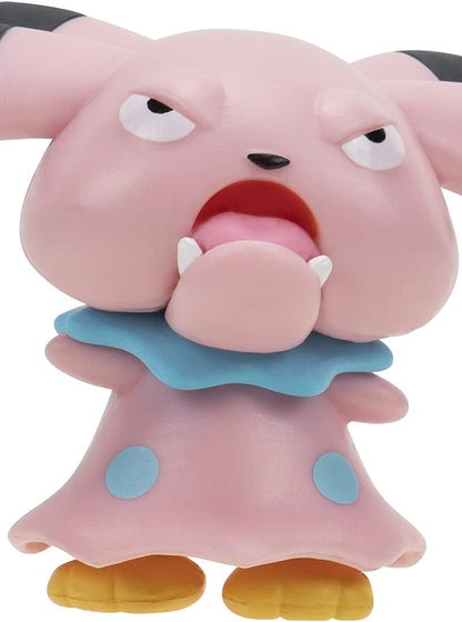 Pokemon Machollo & Snubbull Figures - 5 cm Pokémon Combat Figures - New 2023 - Officially Licensed Pokemon Toy