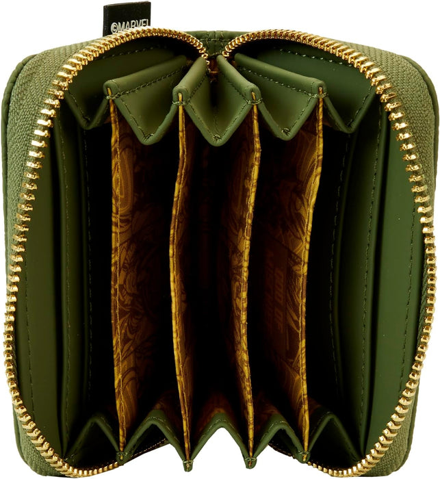 Loungefly Collectiv Marvel Loki The Organizr Accordion Wallet Green
