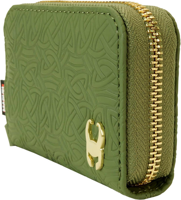 Loungefly Collectiv Marvel Loki The Organizr Accordion Wallet Green