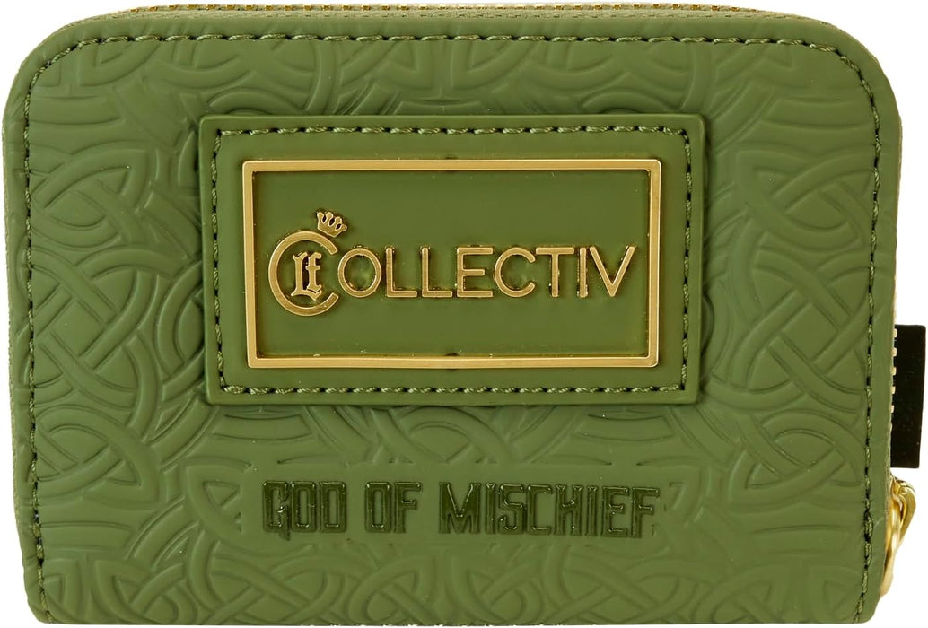 Loungefly Collectiv Marvel Loki The Organizr Accordion Wallet Green