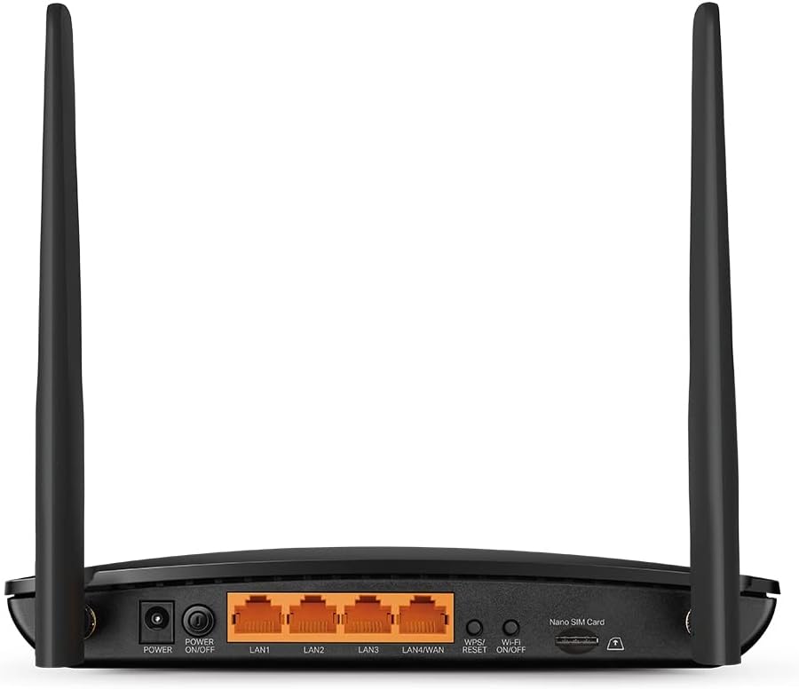 TP-LINKTP-Link Archer MR500 draadloze Router Gigabit Ethernet Dual-Band (2.4 GHz / 5 GHz) 4G Zwart