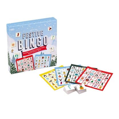 Professor PUZZLE | Festive Bingo | Card Game | Ages 6+ | 3-5 Players
