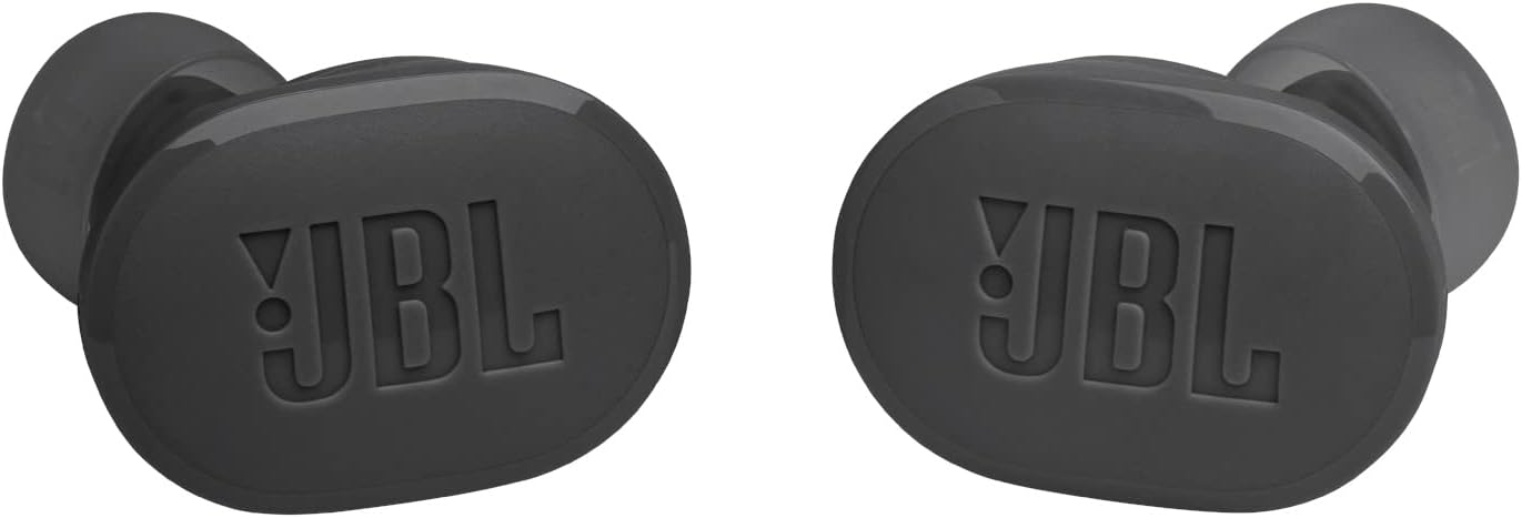 JBL Tune Buds Earphones, Bluetooth and Wireless, Water Resistant and Noise Cancelling with up to 48 Hours Battery Life, in Black