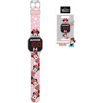 Kids Licensing - Reloj Digital LED para Niñas con Personajes Tiene Funciones de Hora, Fecha y Correa Ajustable