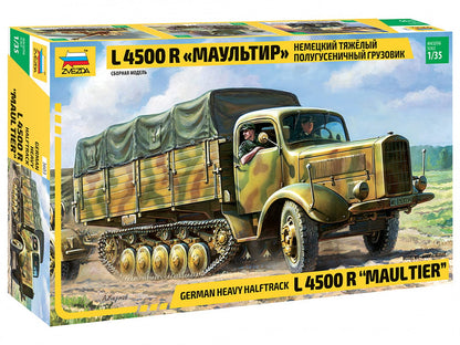 Zvezda - Z3603 - Maquette - Halftrack Maultier 4,5T - Echelle 1:35