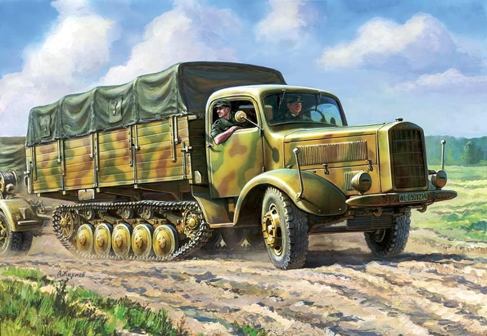 Zvezda - Z3603 - Maquette - Halftrack Maultier 4,5T - Echelle 1:35