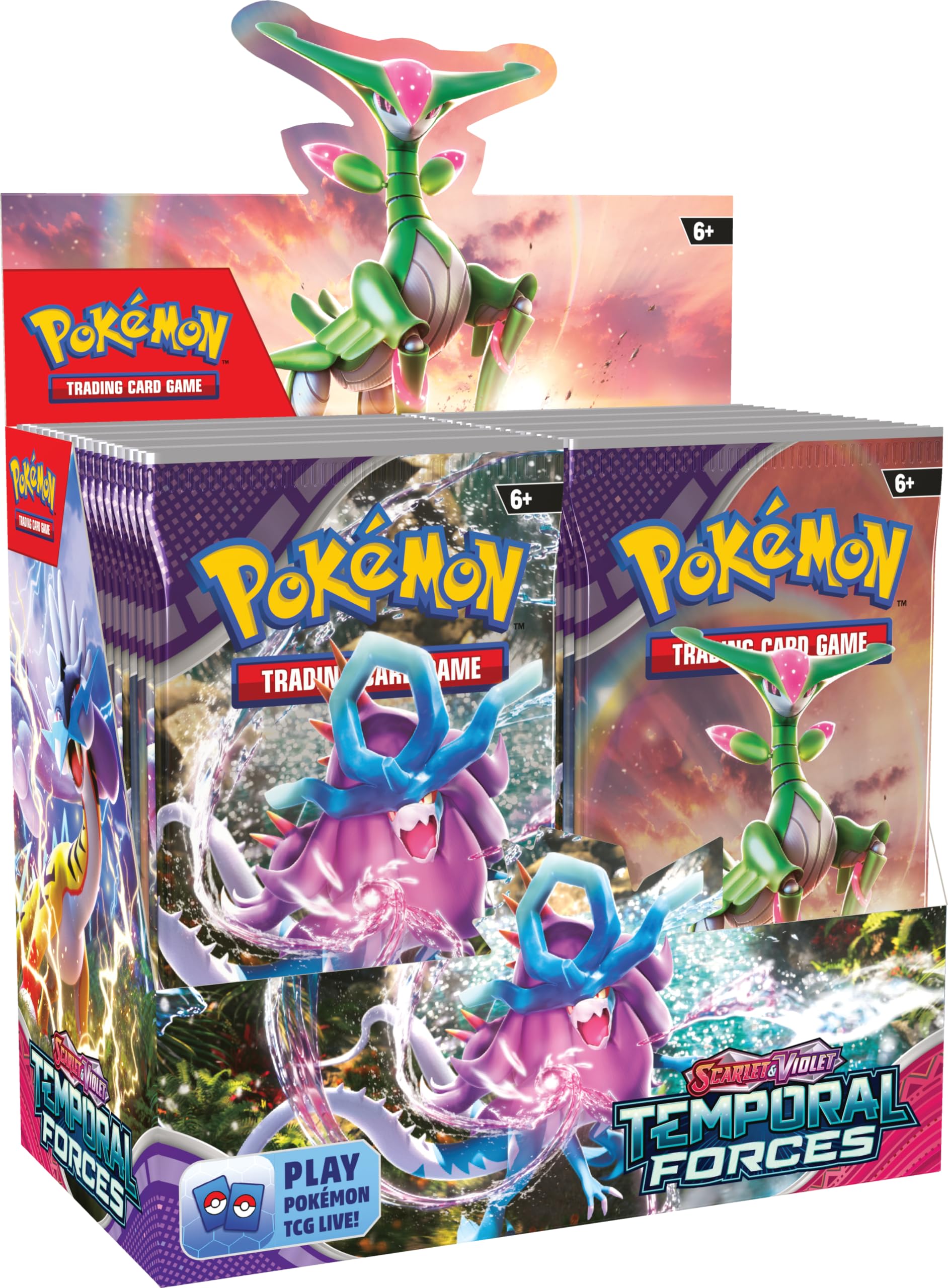 Pokémon TCG: Scarlet & Violet—Temporal Forces Booster Display Box (36 Booster Packs