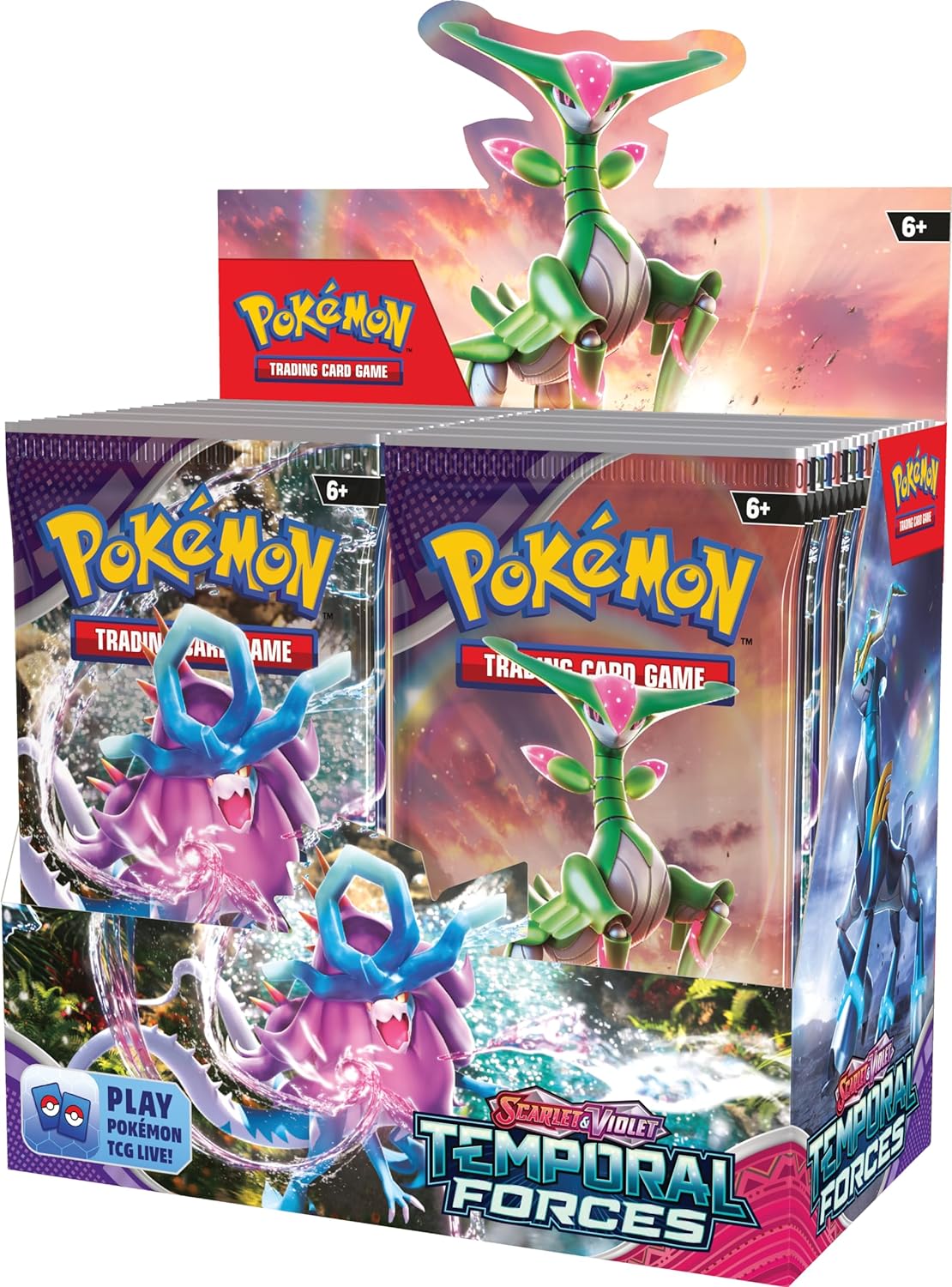 Pokémon TCG: Scarlet & Violet—Temporal Forces Booster Display Box (36 Booster Packs