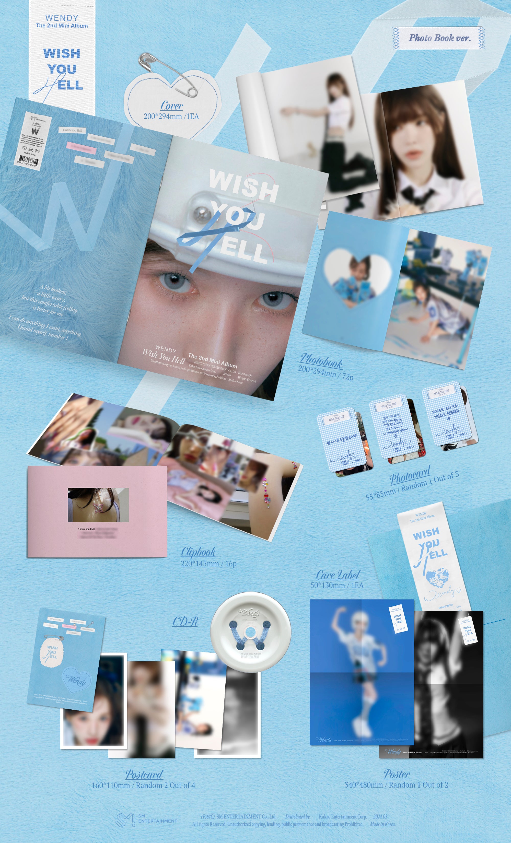 WENDY the 2nd Mini Album 'Wish You Hell'