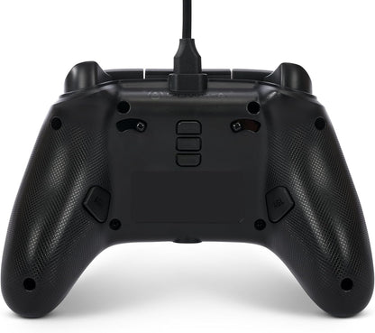 PowerA Advantage Wired Controller for Xbox Series X|S with Lumectra - Black, Gamepad, Wired Video Game Controller, Gaming Controller, works with Xbox One and Windows 10/11, Officially Licensed
